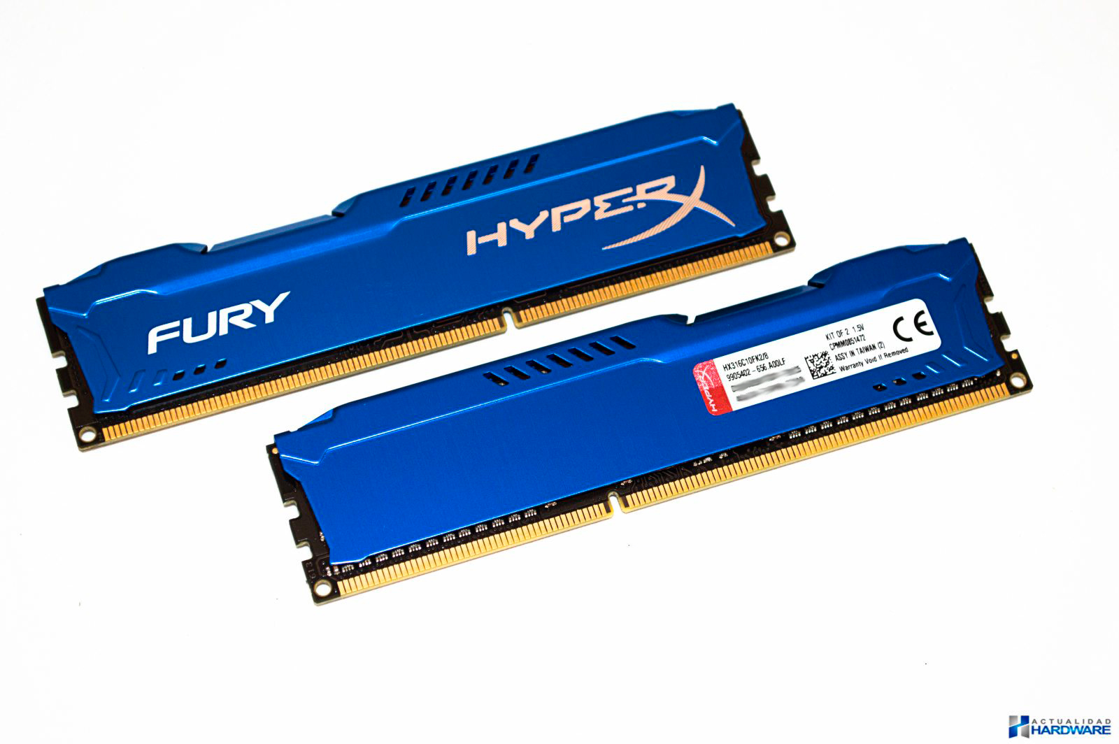 resbalón aceptar Artificial REVIEW: KINGSTON HYPERX FURY 8GB KIT (2x4GB) - DDR3 1600MHz CL10 |  ACTUALIDADHARWARE.COM