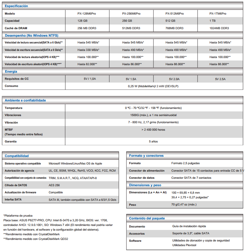 plextor-m6-pro-especificaciones