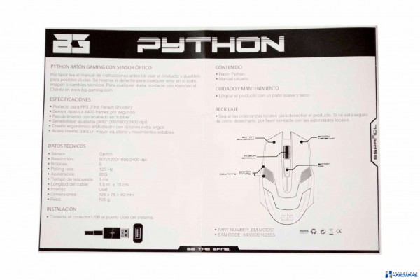 Buyagon Python REVIEW: BG PYHTON | ACTUALIDAD HARDWARE