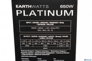 ANTEC EARTH WATTS PLATINUM 650W REVIEW UNBOXING_003